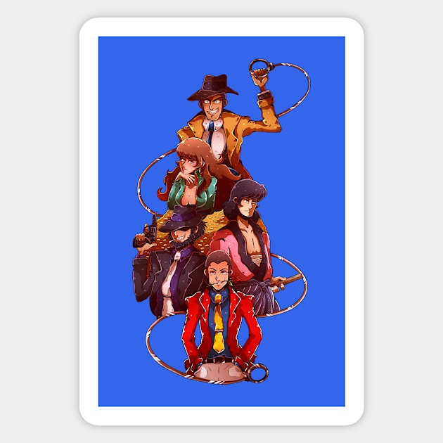 LUPIN III Sticker by Chofy87